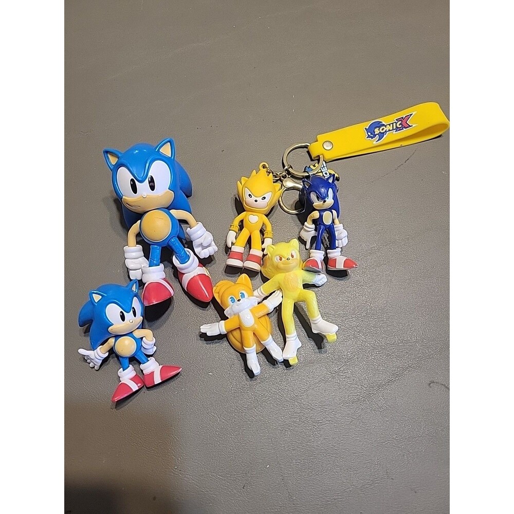 Sonic The Hedgehog Keychain figures mixed‎ lot